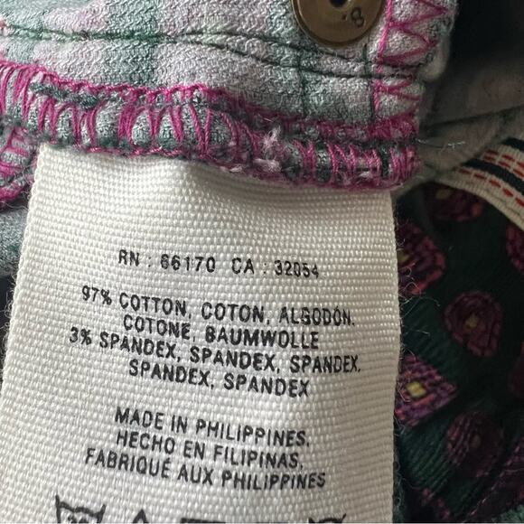 Pilcro and the Letterpress The Serif Anthropolgie Pants NEW Women’s 28 - Picture 9 of 14